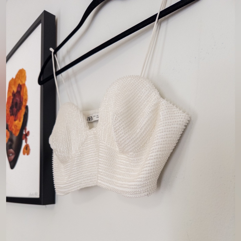 Zara Pearl Top